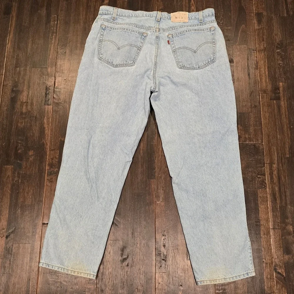 Vintage Levi Strauss Mens Loose Fit 545‎ Light Wash Denim Jeans W38 L29 Y2K